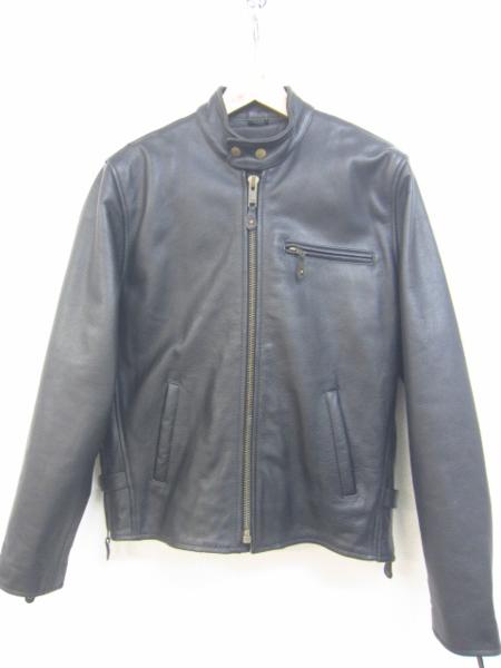 【SELECT LEATHER】 ライナー付 レザー シングルライダース 40