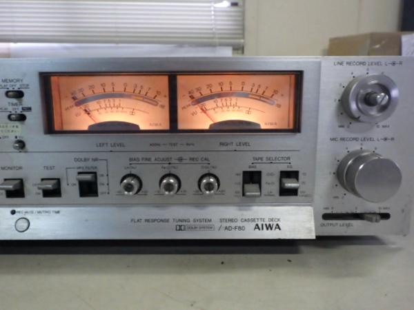ジャンク品 AIWA AD-F80 ステレオカセットデッキ アイワ ジャンク品 AIWA AD-F80 ステレオカセットデッキ アイワ AIWA AD-F80の