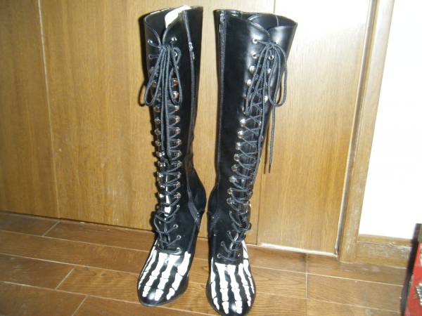 FUNTASMA ROCK ブーツ 骸骨スカル PLEASER abbeydawn ironfist