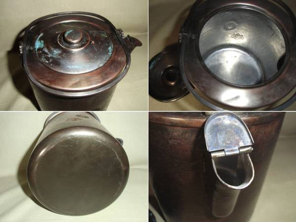 銅製 洗瓶 水次 菊桐紋 茶道具 商品の説明銅製の洗瓶