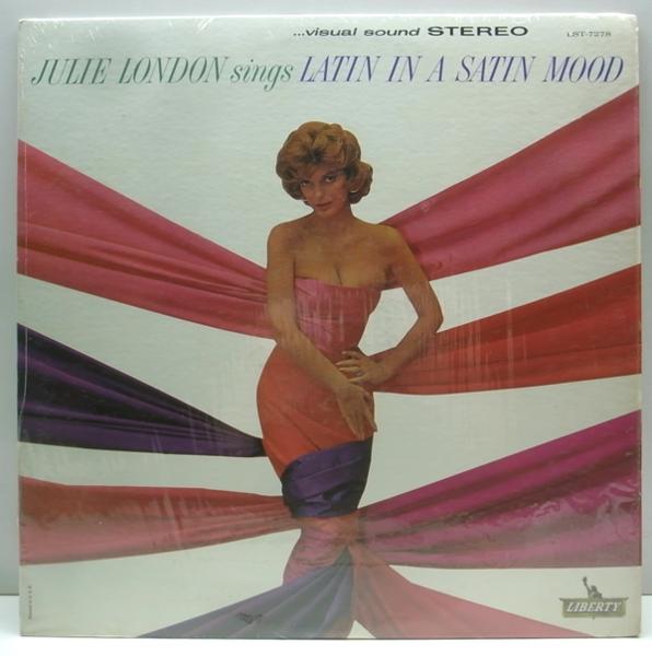 w/shrink 美品!! 初回 虹 オリジ JULIE LONDON latin in a satin