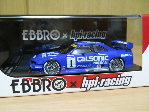44768]EBBRO 1/43 カルソニック Skyline GT-R 1996 JGTC Sendai EBBRO