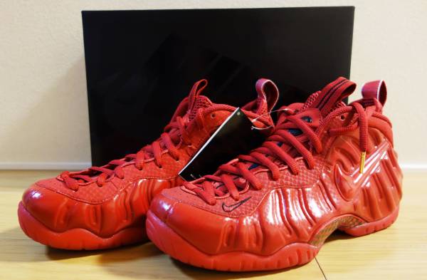 ナイキ NIKE　FOAMPOSITE PRO US9 赤　レッド　フォームポジット