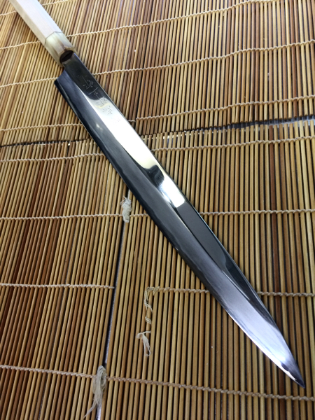 堺志郎 上作 柳刺身包丁 刃渡360mm 水牛八角柄 本刃 鏡面 2026年最新