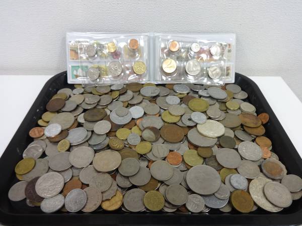 ◆◆古銭◆◆外国銭おまとめ　総重量約2.5kg△▽G0202-1▽△