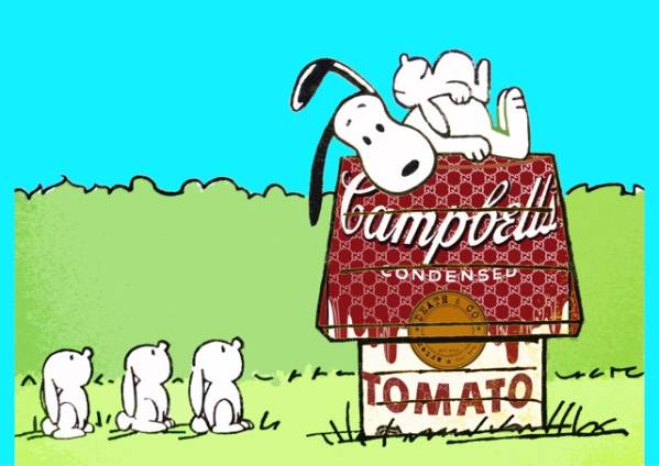 人気 DEATH NYC スヌーピー×ヴィトン not kaws dolk banksy0