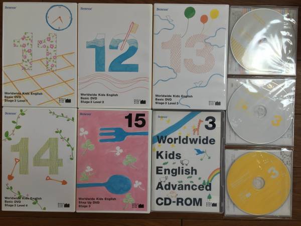 ワールドワイドキッズ　Worldwide Kids　ステージ　3 DVD　WWK 即決☆ワールドワイドキッズ ステージ3 DVD＋CD+CD-ROM おもちゃ