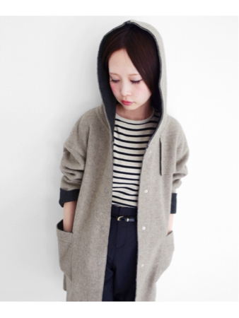 美品KBF*ダブルフェイスコート* グレーアーバンリサーチ