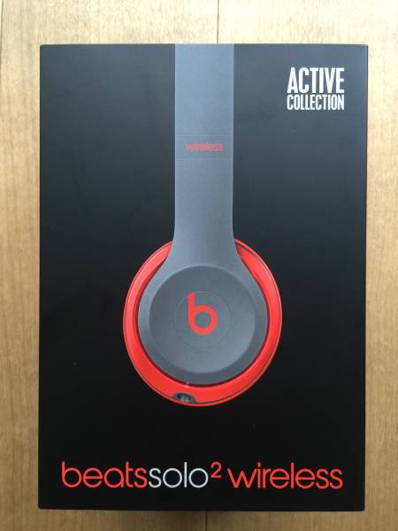 Beats by Dr.Dre Solo2 ワイヤレスヘッドホン グレー/赤(紅色) Beats