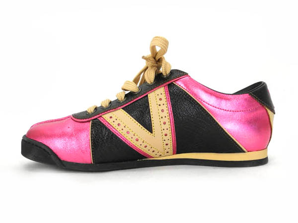極美品 LOUIS VUITTON レザースニーカー 22.5ピンク ローカット
