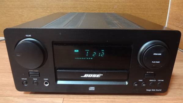 BOSE SSS-1MC CDアンプ チューナー 箱付き リモコン ケーブル ◇BOSE SSS-1MC CDレシーバー チューナーアンプ リモコン付き