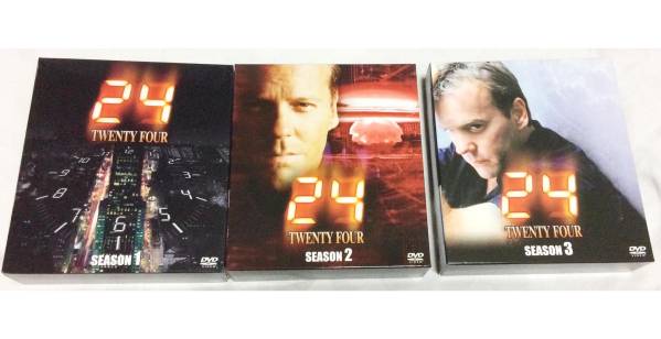 24／TWENTY FOUR」コンパクトBOX 1～3セット（全36枚組） DVD-BOX「24