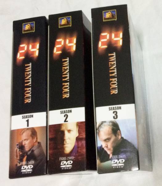 24／TWENTY FOUR」コンパクトBOX 1～3セット（全36枚組） DVD-BOX「24