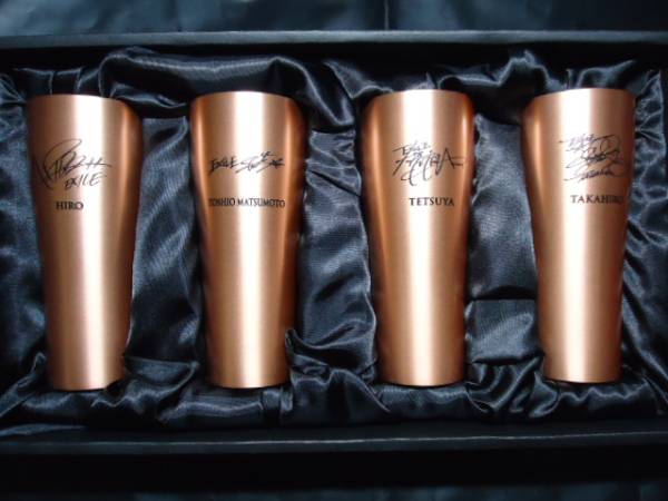 送料無料!! EXILE TRIBE×ザ・モルツ サイン入り 銅製タンブラー