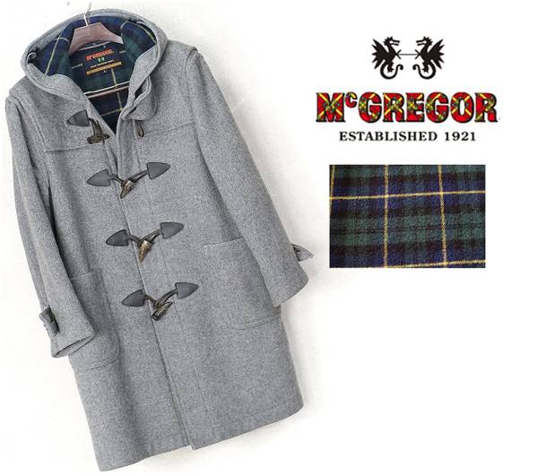 ◆マクレガー McGREGOR 日本製 ダッフルコート メンズL グレー