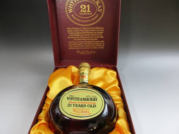 古酒 WHYTE&MACKAY 21/ホワイトマッカイ/箱付/未開栓 21年 スコッチ