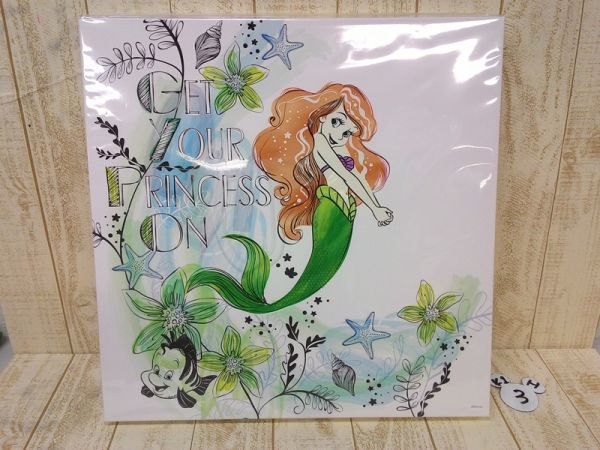 アリエル&フランダー　ファブリックパネル 50×50cm 箱付き K1H3