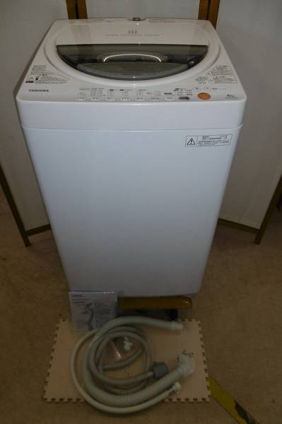 S38 良品 TOSHIBA 6.0kg 洗濯機 簡易乾燥付 AW-60GL 12年