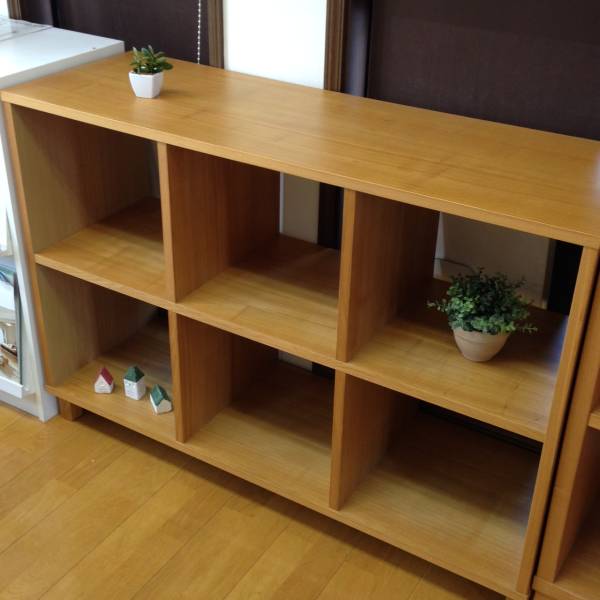 無印良品☆タモ材シェルフ 美品 無印良タモ材シェルフです 【公式通販】