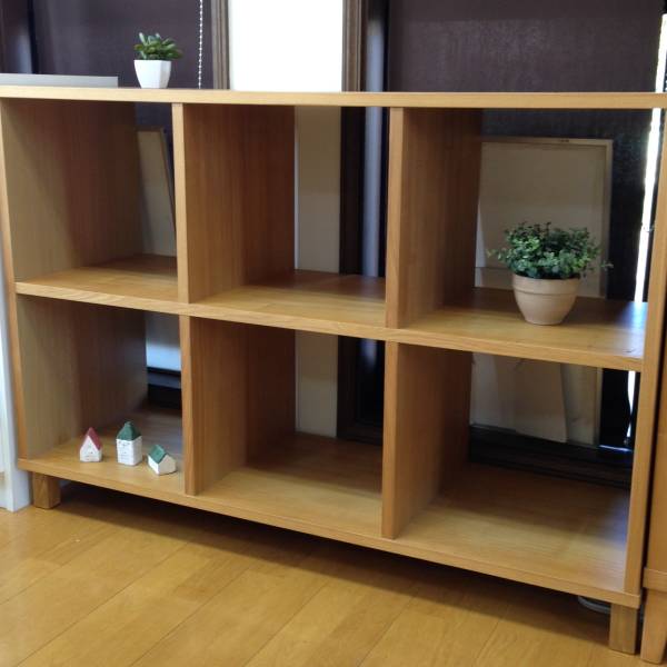 無印良品☆タモ材シェルフ 美品 無印良タモ材シェルフです 【公式通販】