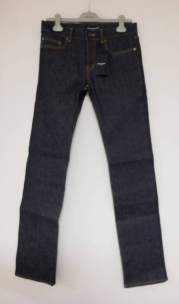 サンローランパリ新品30ストレッチパンツ デニム ノンウォッシュ