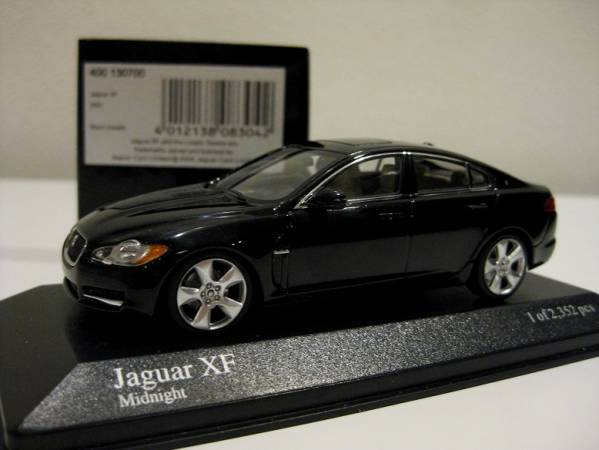 1/43 Jaguar / ジャガー XF ブラックメタリック 1/43 Minichamps ジャガー XF 2007 BlackMetallic ジャガー 【公式通販】