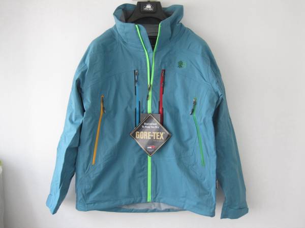 １円新品GORE-TEXメンズ用ジャケット防水加工ラスト一点青系XXL