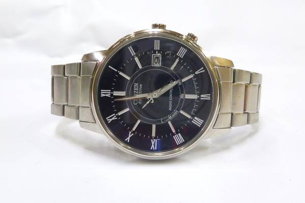USED☆シチズン フォルマ エコドライブ 電波FRD59-2482 シチズン 紳士