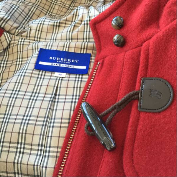 BLUE BURBERRY - LABEL（ダッフルコート）のフリマアイテム一覧 ブルー