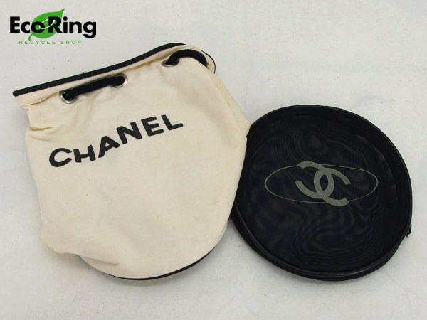 1円 シャネル CHANEL バケツ型 ポーチ 他 計2点セット AO369