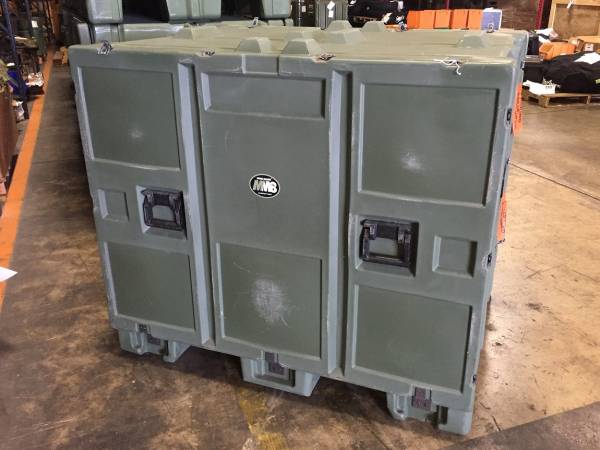 (米軍放出)HARDIGG ミニコンテナ 道具箱 131×113×106cm ☆3