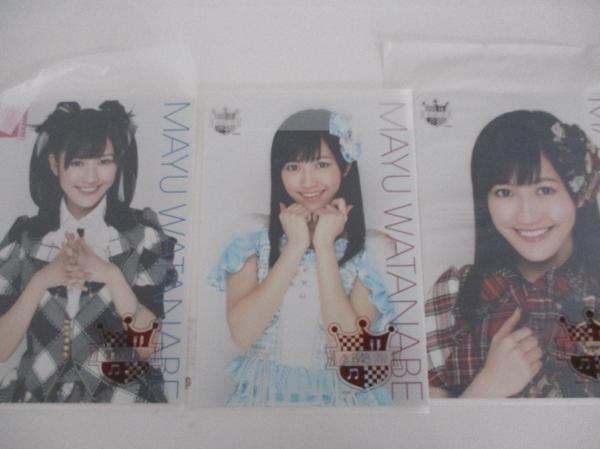 大人気，得価】 AKB48 渡辺麻友 生写真ポスター34枚セット