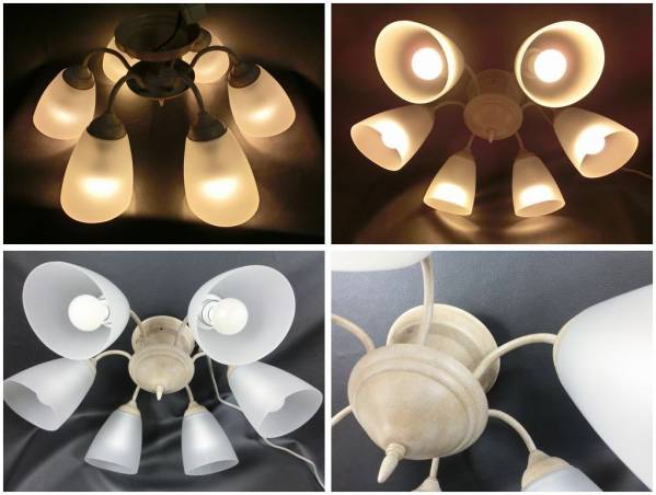 イタリア製アンティーク　シャンデリア　ＬＥＤ　ナショナル　