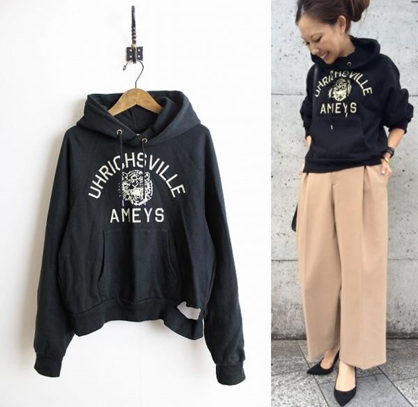 完売品 15AW Americana タイガーフードプルオーバーF*パーカー