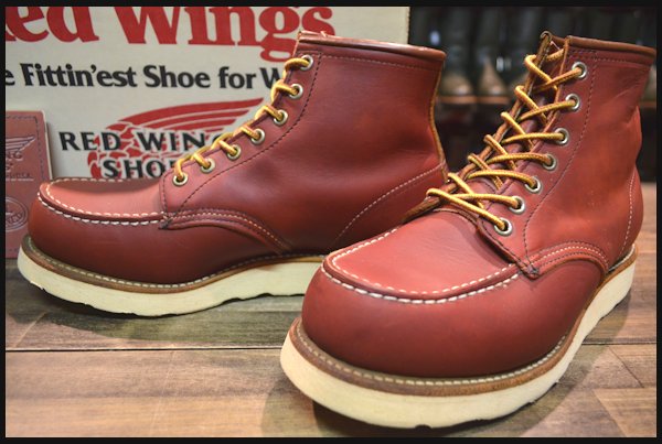 【箱付美品97年犬タグ】レッドウィング8875セッター赤茶7.5E