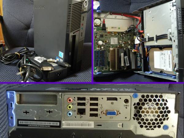 ★ レノボ Core i3-2100 4GB 250GB Win7 コンパクトスリム ★_3