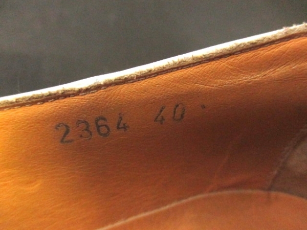 ヴェルサーチ シューズ 40 メンズ 白 編み込み レザー VERSACE