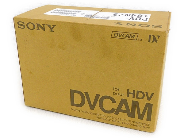未使用 ソニー DVCAMテープ 10個入 HDV PDV-184N N1729171 未使用
