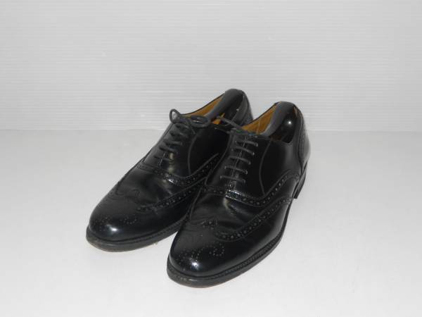 REGALリーガル　ウイングチップ革靴 　黒　２５EE