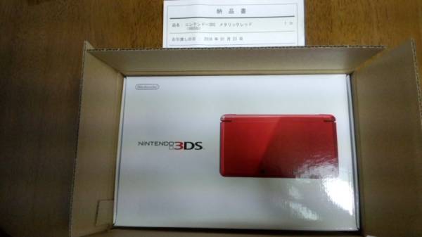 3ds メタリックレッド　red　未使用　新品　未開封 新品 未開封 ニンテンドー3DS メタリックレッド 新品 【公式通販】