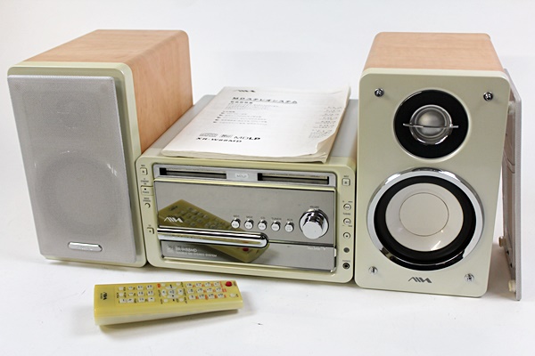 中古 AIWA アイワ XR-W88MD ダブルMD ステレオ AM/FM リモコン