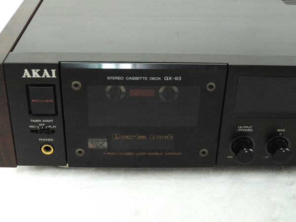 GX-93 AKAI アカイ カセットデッキ ジャンク品 3ヘッドステレオ 0024