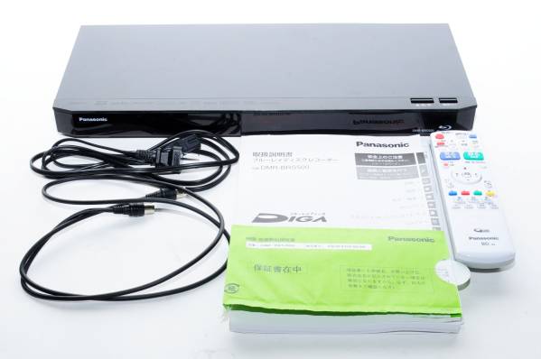 ☆美品☆PanasonicブルーレイレコーダーDMR-BRS500 DIGA500GB dmr