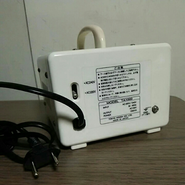 KODEN TA1000 海外旅行用トランス 220V~240V-100V KODEN 変圧器 item