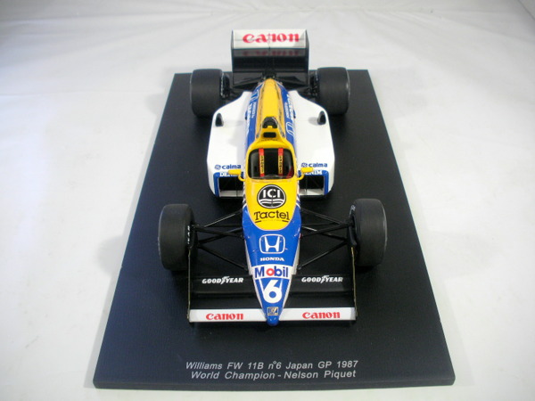 スパーク 1/18【ウィリアムズFW 11B #6 JapanGP 1987】18S118