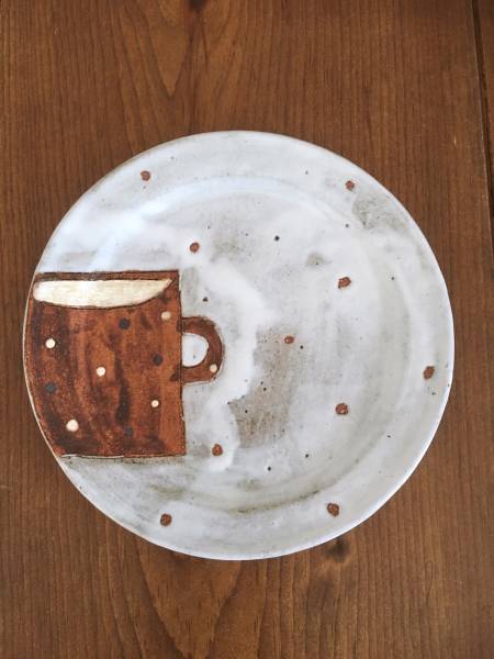 岡崎順子 皿 プレート 器 レア マグカップ絵柄① 新品