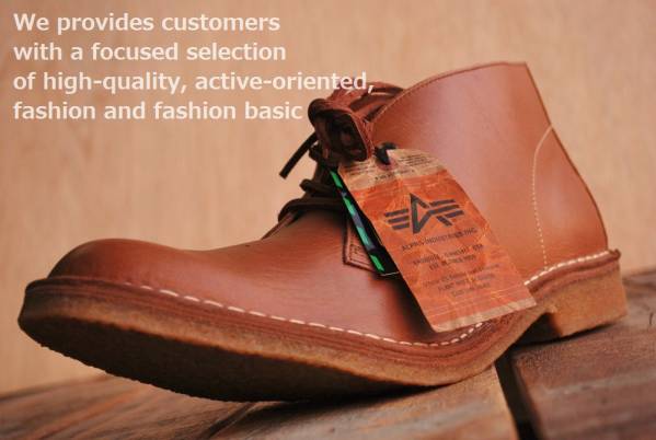 Alpha Industries 本革 チャッカブーツ 25.5cm AF-1950 CA /