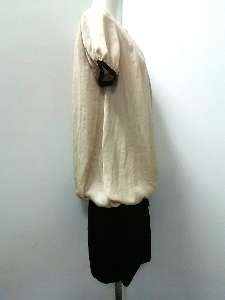 ランバンオンブルー ワンピース 38 レディース 美品 ビジュー