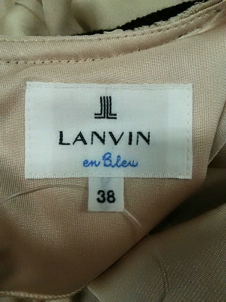 ランバンオンブルー ワンピース 38 レディース 美品 ビジュー