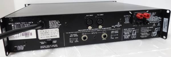 【保証有】◆AMCRON(CROWN)Power-tech1.1 パワーアンプ 音響PA◆